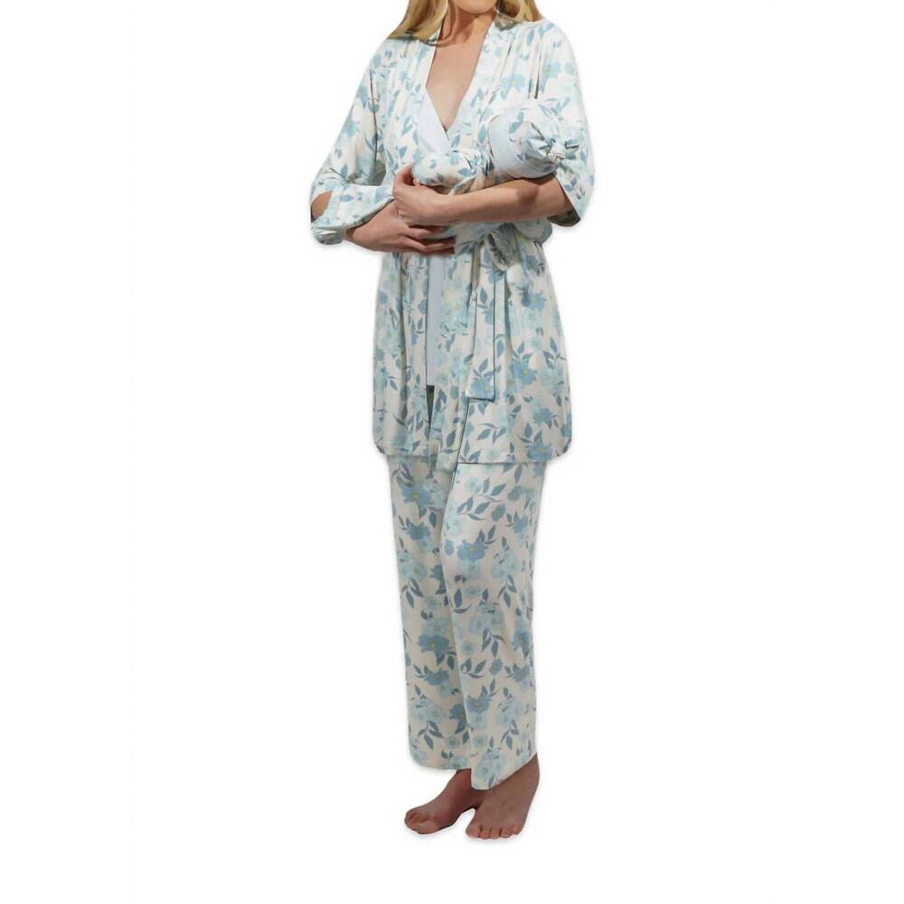NEW EVERLY GREY analise 5 piece pajama set in periwinkle